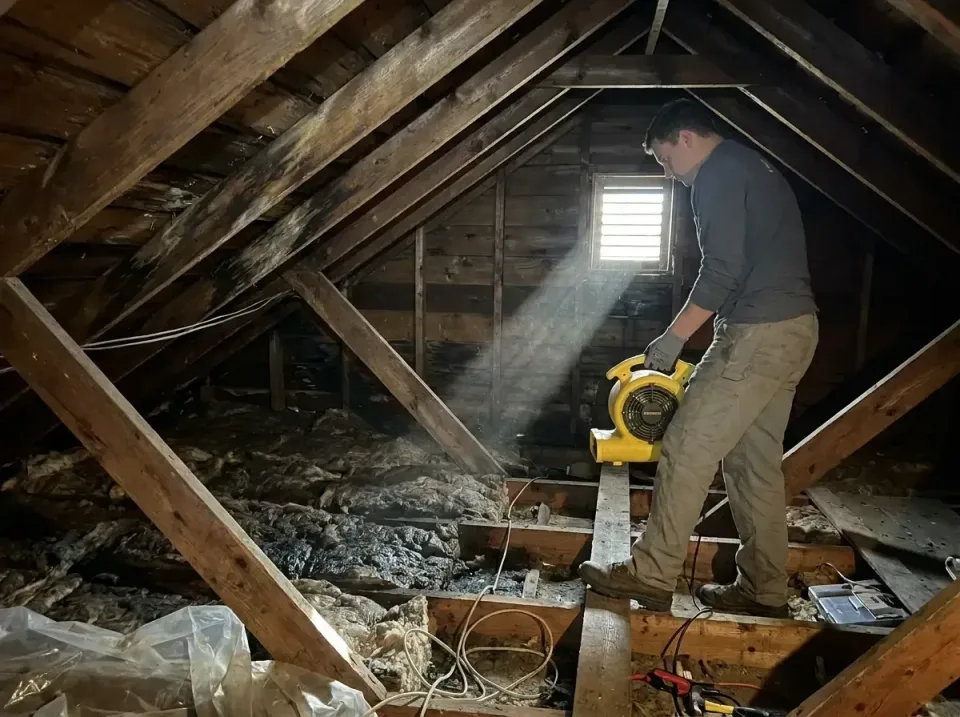 attic-water-damage-drying-proc-007 — frequently asked questions, Emergency Water Extraction & 24/7 Flood Response in Monee,…